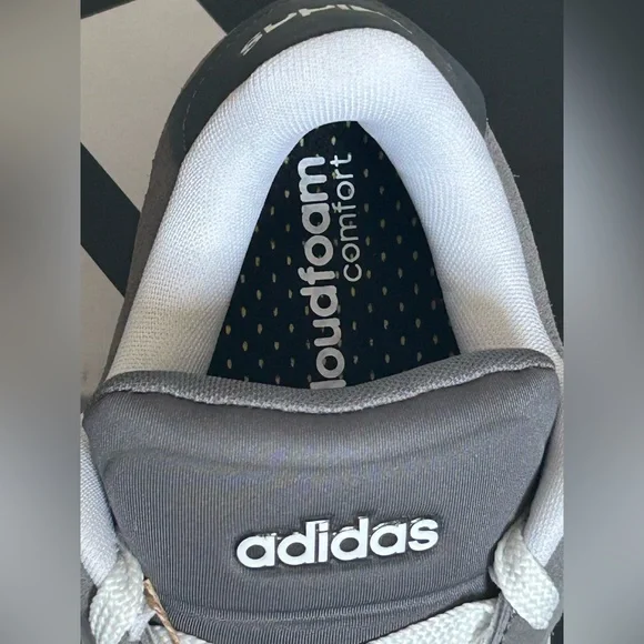 Adidas Men's Grand Court Alpha 00s Classic Gray and White Sneakers size 11 - Picture 9 of 12